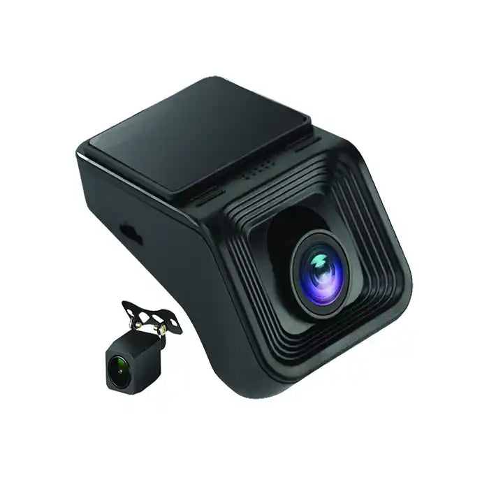 Dual AHD Car Camera DVR Kit – Front & Rear 1080p Recording | Night Vision | Parking Monitor | Compatible with Android Stereos