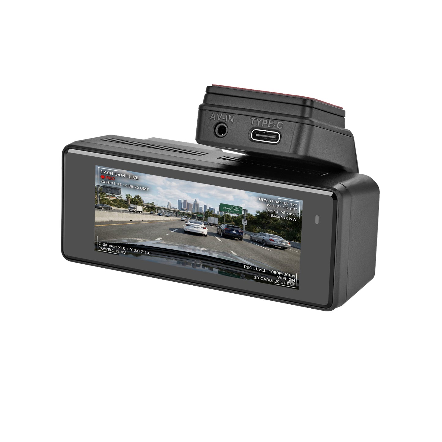 Vivid 4K – Built - in WiFi, GPS & Super Night Vision Car Dash cam - Canblo