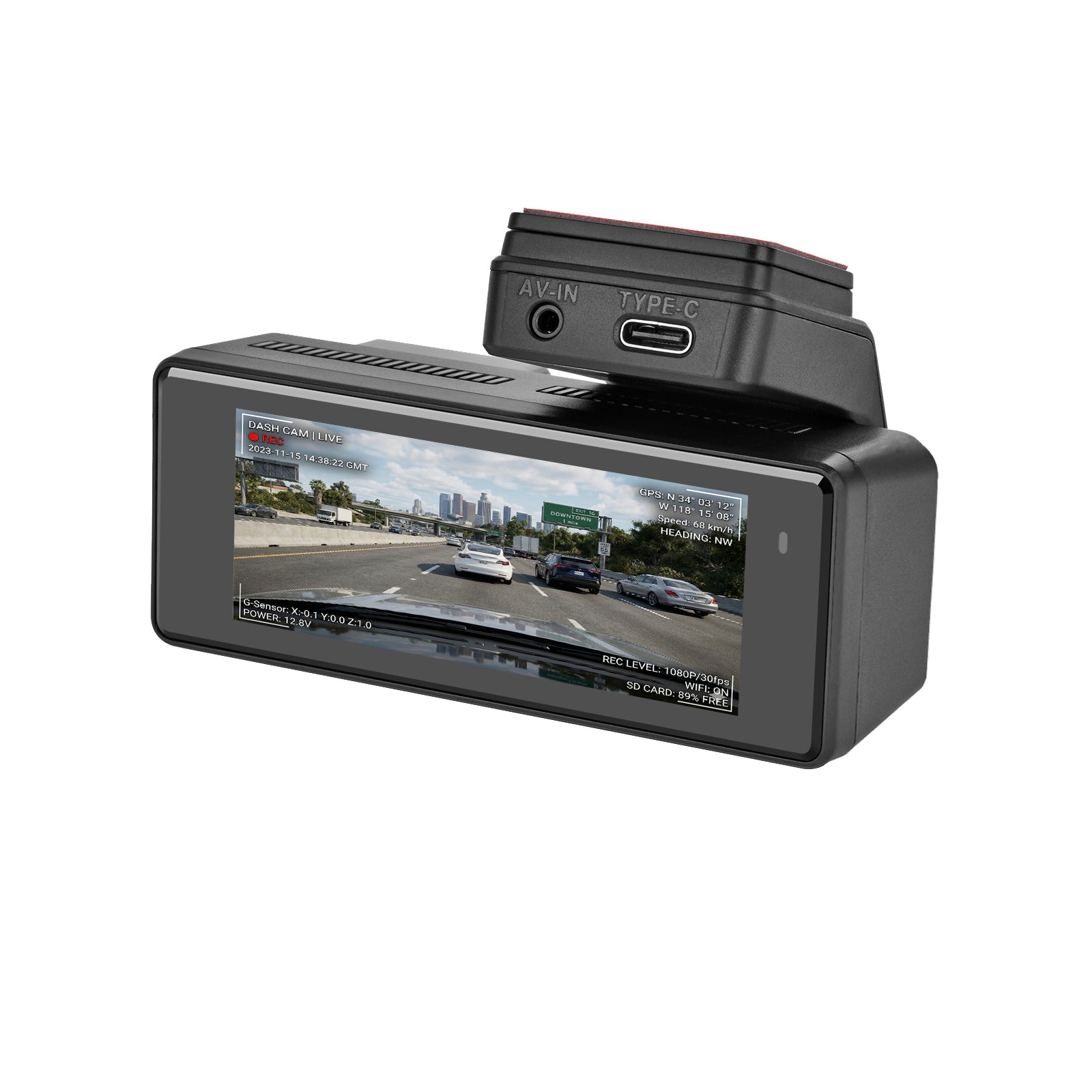 Vivid 4K – Built - in WiFi, GPS & Super Night Vision Car Dash cam - Canblo