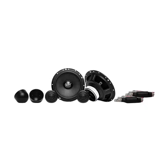 Ousail F165A 6.5" 2-Way Component Speaker System – 120W Peak | Audiophile Grade Paper Cone | Silk Dome Tweeters