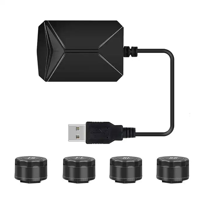 Smart USB TPMS for Android Car Stereos – Real-Time Tire Pressure & Temperature Monitoring System