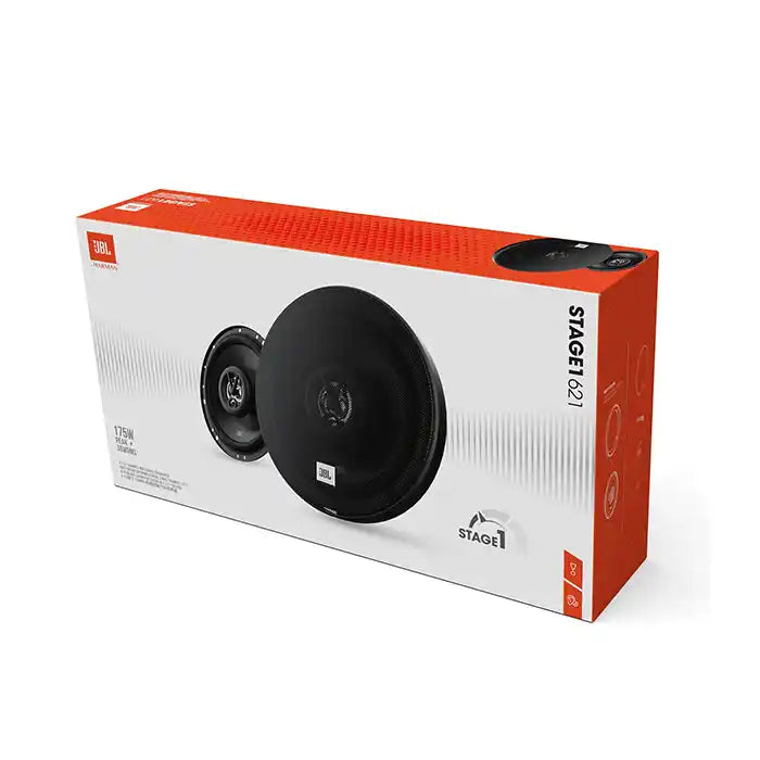 JBL Stage1 601C 6.5-inch Component Speaker System – 200W Peak Power | Separate Tweeters for Clear Vocals | 2-Way Car Audio Kit